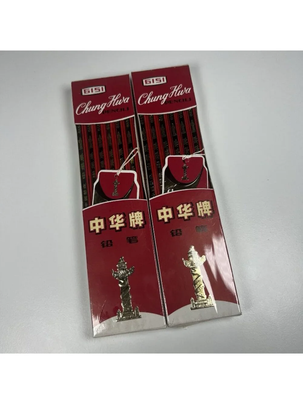 Vintage Chung Hwa 6151 HB Pencils 2 Sealed 12-Packs NOS China 24 Pencils
